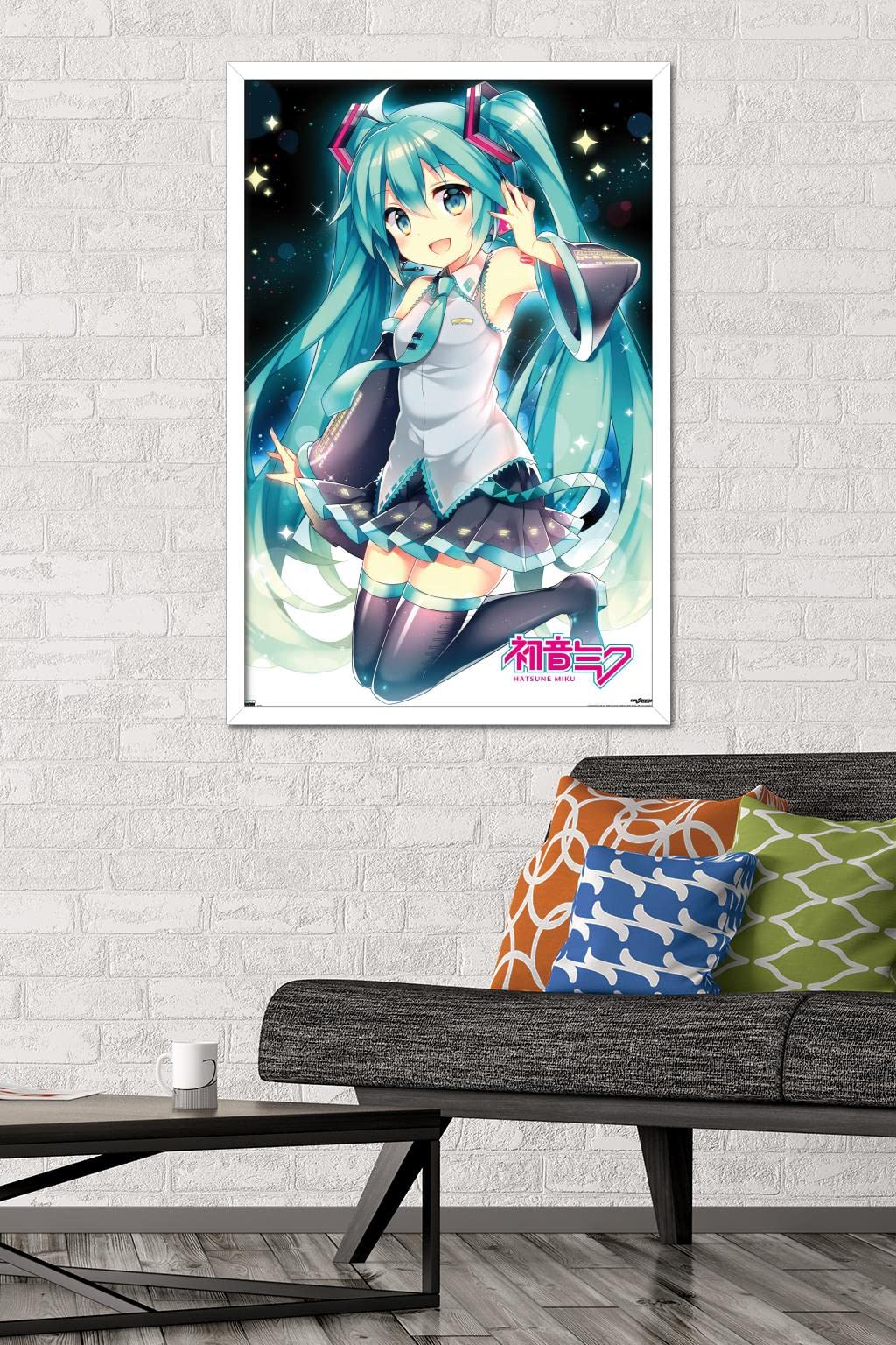 Amazon.com: Hatsune Miku - Smile Wall Poster, 34L